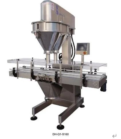 AUTOMATIC DOUBLE HEAD AUGER POWDER FILLING MACHINE