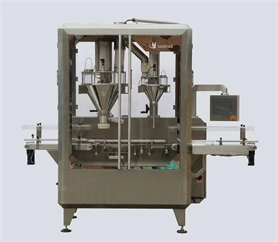 دستگاه پرکن بطری پودر دو سر اتوماتیک